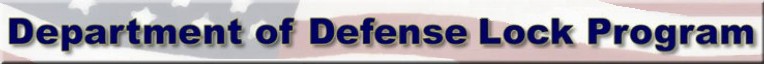 Department of Defense Lock Program Logo